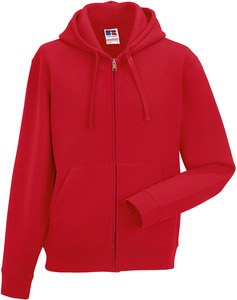 Russell RU266M - Sweatshirt Authentic Com Capuz e Zíper Classic Red