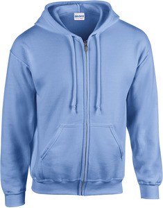 Gildan GI18600 - Sweatshirt 18600 Heavy Blend Com Capuz e Zíper Carolina Blue