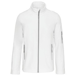 Kariban K401 - BLUSÃO SOFTSHELL DE HOMEM Branco