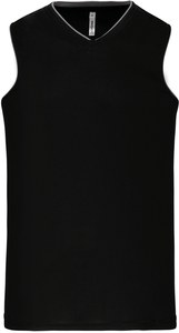 ProAct PA461 - T-SHIRT DE BASQUETEBOL DE CRIANÇA Black/Black