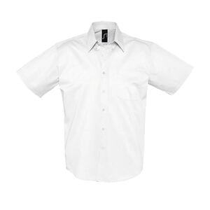 SOLS 16080 - Brooklyn Camisa Em Sarja De Algodão De Manga Curta Para Homem