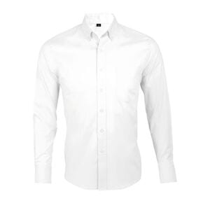 SOL'S 00551 - Business Men Camisa De Manga Comprida Para Homem Branco