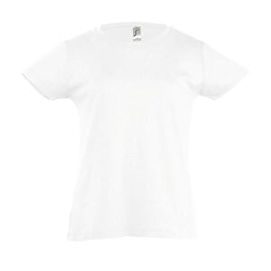SOL'S 11981 - Cherry T Shirt De Gola Redonda Para Menina Branco