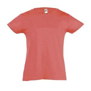 SOL'S 11981 - Cherry T Shirt De Gola Redonda Para Menina Corail