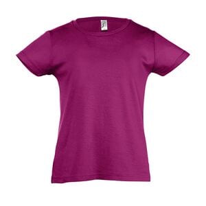 SOL'S 11981 - Cherry T Shirt De Gola Redonda Para Menina Fúcsia