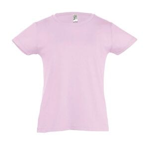 SOL'S 11981 - Cherry T Shirt De Gola Redonda Para Menina Cor-de-rosa média