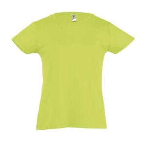 SOL'S 11981 - Cherry T Shirt De Gola Redonda Para Menina Verde maçã