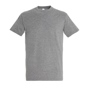 SOL'S 11500 - Imperial T Shirt De Gola Redonda Para Homem Cinzento matizado