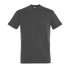 SOL'S 11500 - Imperial T Shirt De Gola Redonda Para Homem Cinzento escuro