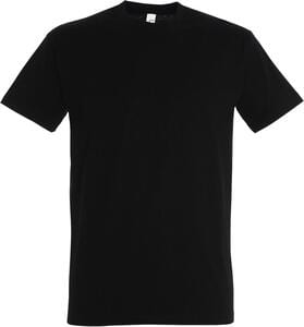 SOL'S 11500 - Imperial T Shirt De Gola Redonda Para Homem Preto profundo