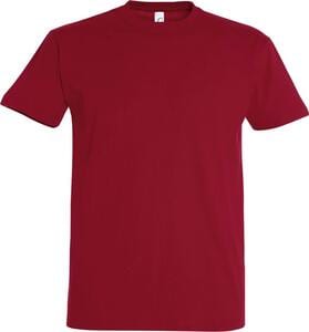 SOL'S 11500 - Imperial T Shirt De Gola Redonda Para Homem Vermelho tango