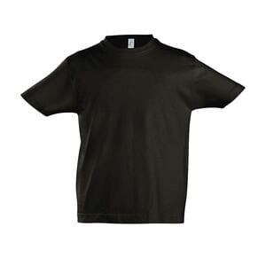 SOL'S 11770 - Imperial KIDS T Shirt Com Gola Redonda Para Criança Preto profundo