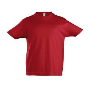 SOL'S 11770 - Imperial KIDS T Shirt Com Gola Redonda Para Criança Vermelho