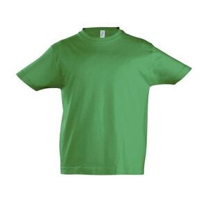 SOL'S 11770 - Imperial KIDS T Shirt Com Gola Redonda Para Criança Verde dos prados