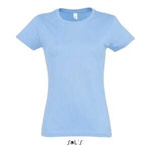SOL'S 11502 - Imperial WOMEN T Shirt De Gola Redonda Para Senhora Azul céu