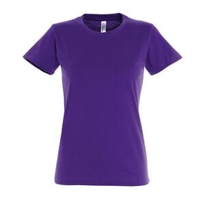 SOL'S 11502 - Imperial WOMEN T Shirt De Gola Redonda Para Senhora Roxo escuro