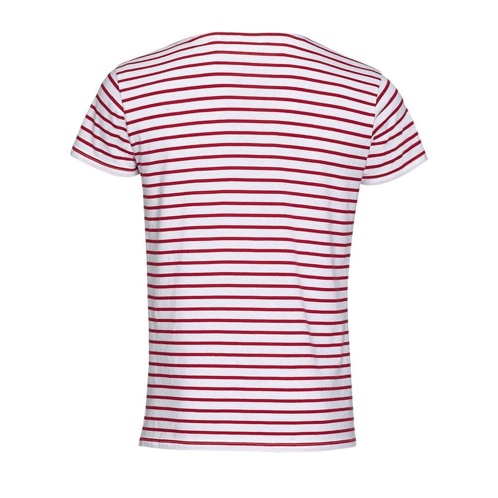 SOL'S 01398 - MILES MEN T Shirt às Riscas De Gola Redonda Para Homem