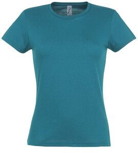 SOL'S 11386 - MISS T Shirt De Senhora Azul pato