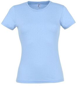 SOL'S 11386 - MISS T Shirt De Senhora Azul céu