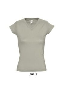 SOLS 11388 - MOON T Shirt Com Gola Em «V» Para Senhora