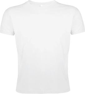 SOL'S 00553 - REGENT FIT T Shirt Justa De Gola Redonda Para Homem Branco