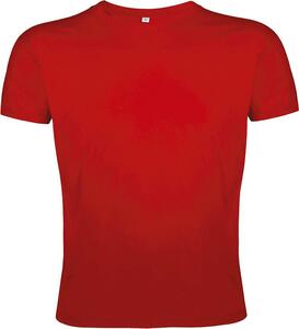 SOL'S 00553 - REGENT FIT T Shirt Justa De Gola Redonda Para Homem Vermelho