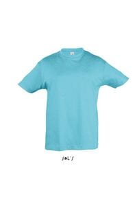 SOL'S 11970 - REGENT KIDS T Shirt De Gola Redonda Para Criança Azul atol