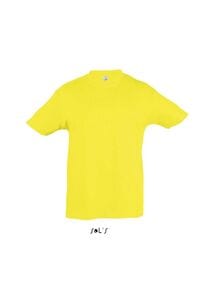 SOL'S 11970 - REGENT KIDS T Shirt De Gola Redonda Para Criança Limão