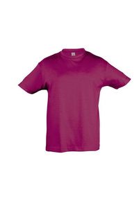SOL'S 11970 - REGENT KIDS T Shirt De Gola Redonda Para Criança Fúcsia