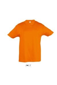 SOL'S 11970 - REGENT KIDS T Shirt De Gola Redonda Para Criança Laranja