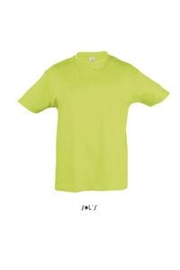SOL'S 11970 - REGENT KIDS T Shirt De Gola Redonda Para Criança Verde maçã