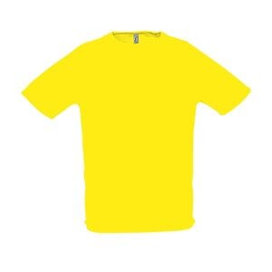 SOL'S 11939 - SPORTY T Shirt Com Manga Raglã Limão