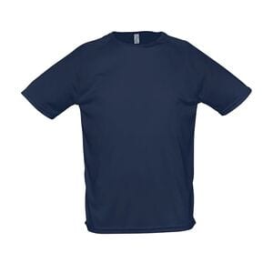 SOL'S 11939 - SPORTY T Shirt Com Manga Raglã Azul profundo