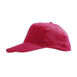 SOL'S 88111 - SUNNY KIDS Boné De 5 Painéis Para Criança Vermelho