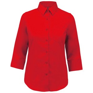 Kariban K558 - Camisa de senhora manga 3/4 Classic Red