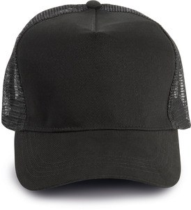 K-up KP137 - BONÉ TRUCKER - 5 PAINÉIS Black / Black