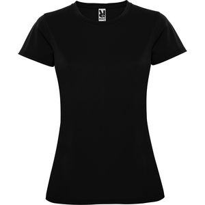 Roly CA0423 - MONTECARLO WOMAN T-shirt técnica feminina Preto