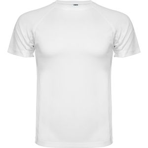 Roly CA0425 - MONTECARLO T-shirt técnica de manga reglan Branco