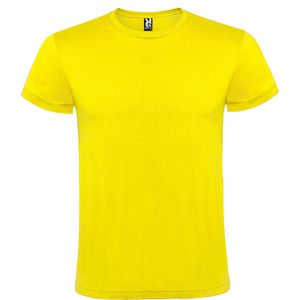 Roly CA6424 - ATOMIC 150 T-shirt com decote redondo duplo Amarelo