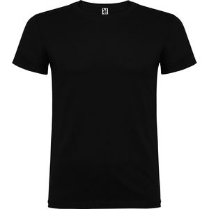 Roly CA6554 - BEAGLE T-shirt de decote redondo duplo com elastano Preto