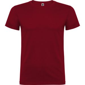 Roly CA6554 - BEAGLE T-shirt de decote redondo duplo com elastano Garnet