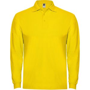 Roly PO6635 - ESTRELLA L/S Polo de manga comprida Amarelo