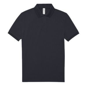 B&C BCID1 - Camisa polo masculina de manga curta Marinha