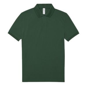 B&C BCID1 - Camisa polo masculina de manga curta Verde garrafa