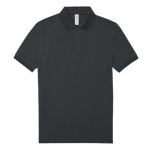 B&C BCID1 - Camisa polo masculina de manga curta Antracite
