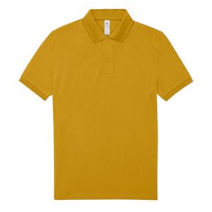 B&C BCID1 - Camisa polo masculina de manga curta Chili Gold