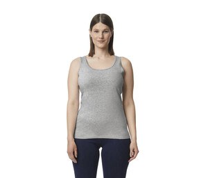 Gildan GN642 - Camiseta feminina de alças 100% algodão
