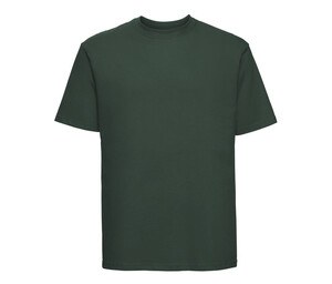Russell JZ180 - Camiseta 100% Algodão Verde garrafa