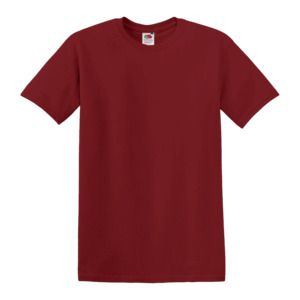 Fruit of the Loom SC210 - Camiseta de Qualidade Premium Vermelho