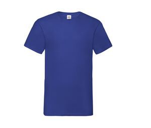 Fruit of the Loom SC234 - Camiseta masculina Valueweight com decote em V Real